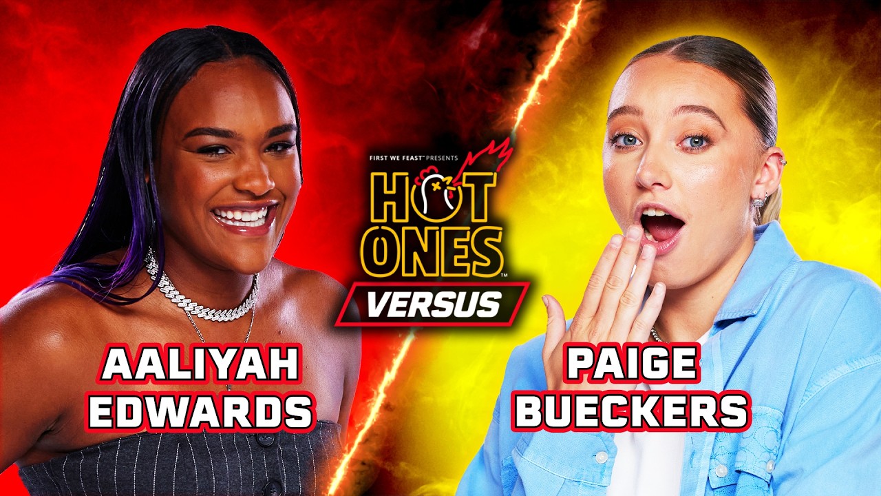 Aaliyah Edwards vs. Paige Bueckers | Hot Ones Versus