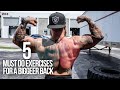 5 Must Do Back Exercises For A Bigger Stronger Back Phil Daru