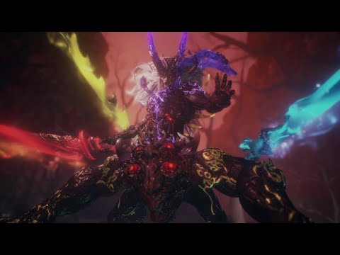 Nioh 2. The First Samurai DLC. Nightmare Bringer Boss Fight. No damage, no block, Dual Sword.