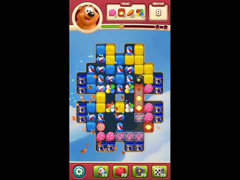 Toon Blast Level 7541 - NO BOOSTERS 🐻🐺🐱 | SKILLGAMING ✔️