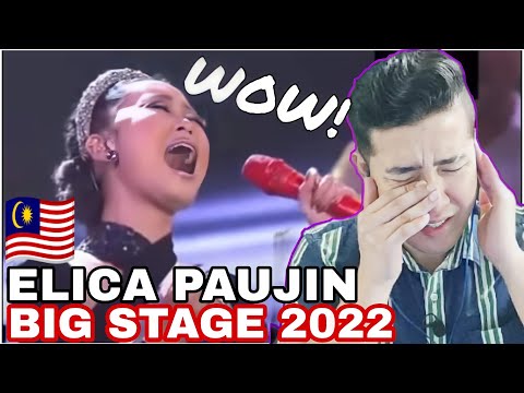 [FIRST TIME REACTION] Elica Paujin - Cinta - (Marsha Milan cover) - Final Big Stage 2022