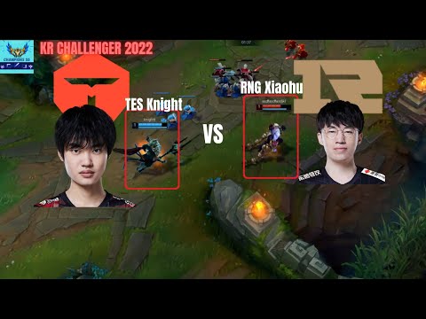 RNG Xiaohu vs TES Knight Korea Challenger 2022 Patch 12.14 Replay | How To play Sylas Mid