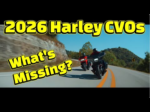 2026 Harley Davidson CVO Lineup! What's Missing?