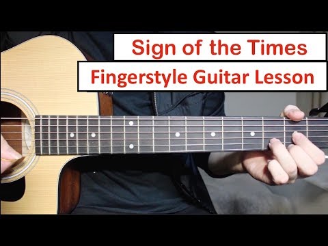 Sign Of The Times (Harry Styles) | Fingerstyle Guitar Lesson (Tutorial) How to play Fingerstyle