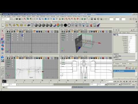 MAYA 2010 - Project2 - Lesson 4 - Template Setup