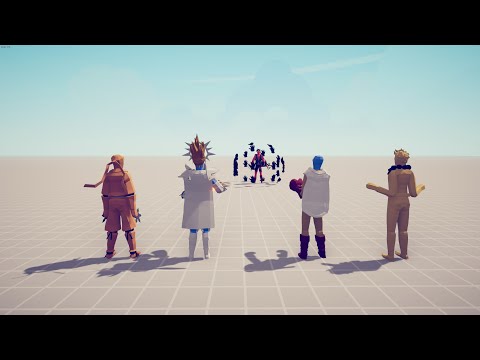 DARK PEASANT vs SAITAMA, NARUTO, RYDER, DRAGON BALL UNITS, and COSTUME UNITS TABS