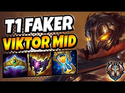 T1 Faker Viktor MID vs Fizz - Patch 11.24 Ranked Challenger Korea ✅