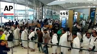 CCTV footage shows attack at Riyadh airport that killed 13