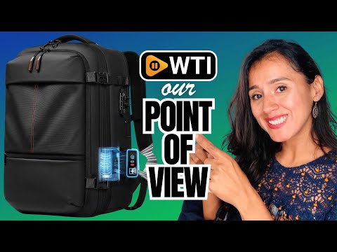 Vacuum Seal Backpack Travel with Built-in Pump 80L Expandable Travel Backpack with Vacuum System - WTI product video review