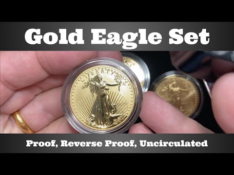 Gold Eagle Set - Proof, Reverse Proof, Uncirculated
