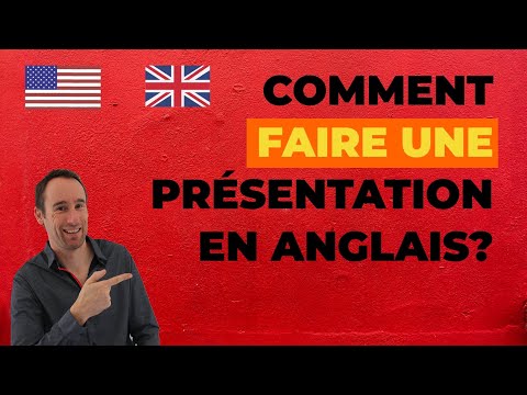 Comment Faire Une Présentation En Anglais