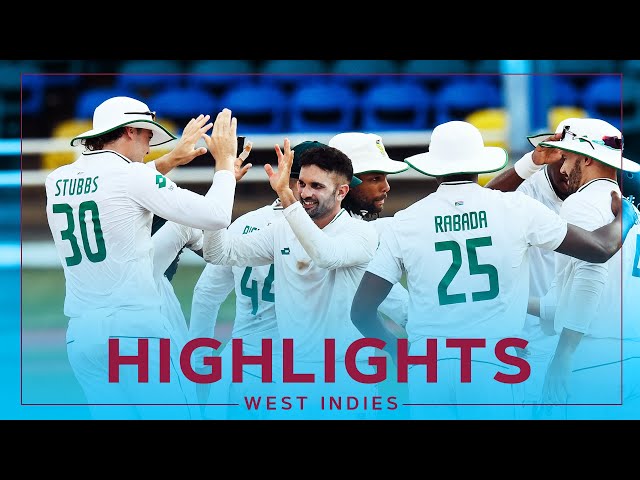 Maharaj Takes 3-45 | Extended Highlights | West Indies v South Africa | 1st Test Day 3 Maharaj Takes 3-45 | Extended Highlights | West Indies v South Africa | 1st Test Day 3