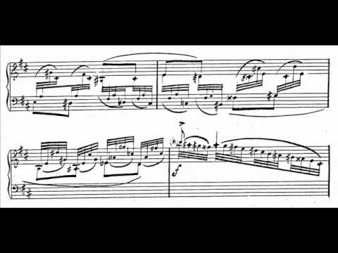 Hamelin plays Eckhardt-Gramatté - Piano Sonata No. 4 (3rd mvt) Audio + Sheet music