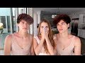 TWINS GO WHOLE DAY IN MY PROM OUTFIT