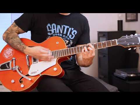 Psychobilly guitar riffs w/ Gretsch G5420T
