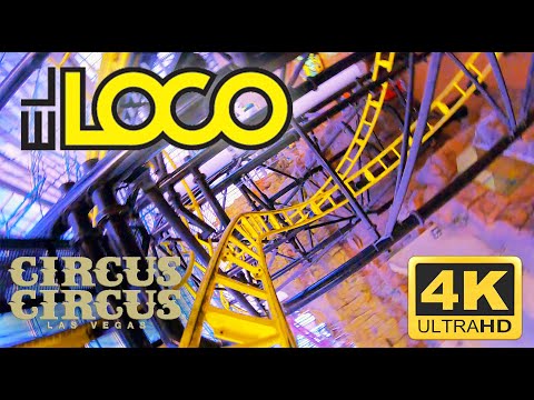 On-ride point of view of El Loco