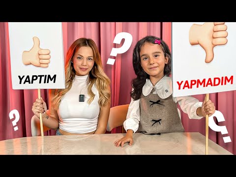 I DID IT, I DID NOT DO IT CHALLENGE! EMBARRASSING AND EMBARRASSING QUESTIONS!? | Gamze Karta Öykü...