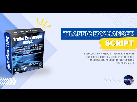 Traffic Exchanger Script video demo