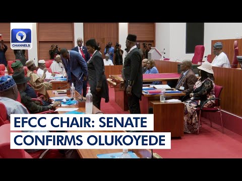 [FULL VIDEO]Senate Confirms Olukoyede As EFCC Chairman