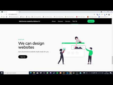 React Landing Page with Smoothscroll function