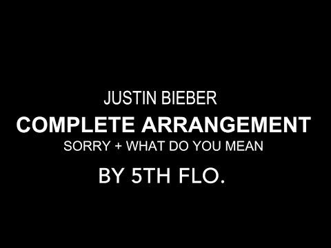JUSTIN BIEBER COMPLETE ARRANGEMENT - 5TH FLO.