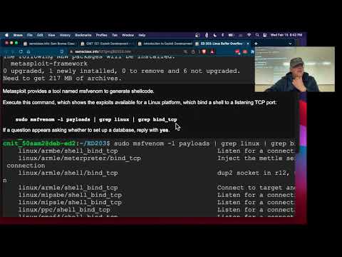 ED 203 Linux Buffer Overflow With Listening Shell
