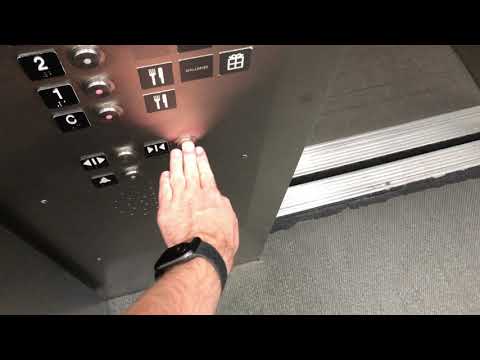 4K 30fps: Schindler Hydraulic Elevator At Museum Of Fine Arts (Linde Family Wing) - Boston, MA