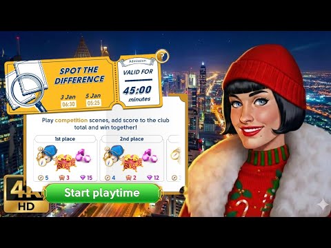 June's Journey Spot The Difference Competition 3-5 January 26 4K HD TODAY'S COMPETITION 