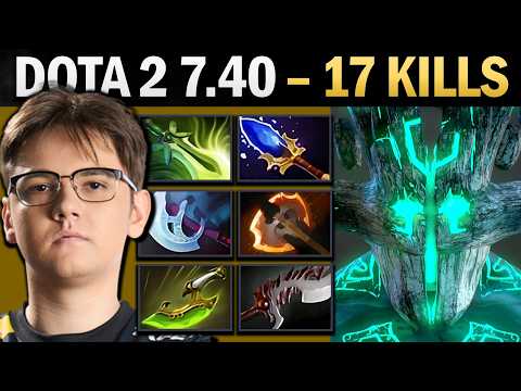 Juggernaut Pro Carry with 17 Kills and Abyssal - Dota Gameplay