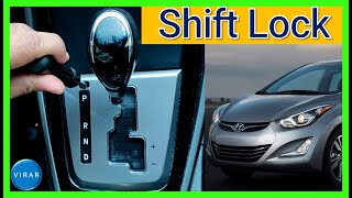 Shift Lock Release [EASY] - Hyundai Elantra - 2011/2012/2013/2014/2015/2016 - How to / DIY