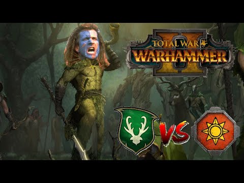 MEGA OP POWERCREEP DLC | Wood Elves vs Lizardmen - Total War Warhammer 2