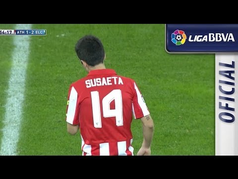 Golazo de Susaeta (1-2) en el Athletic Club - Elche CF - HD