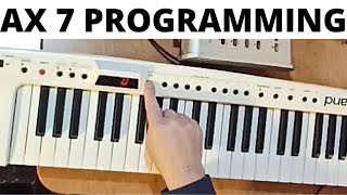 Video thumbnail for Roland AX 7 Keytar Programming Bank Select Messages and Assigning Patches by Martin Henry
