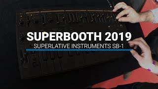 Video thumbnail for Superbooth 2019: Superlative Instruments SB 1 by MusicRadar Tech