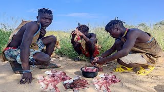 HADZA HUNT CATCH AND COOKING