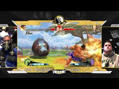Pit Fights 3/6/15 - Cities (Guile) vs GOL Krucial B (Abel/Honda)