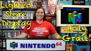 RARE Nintendo 64 (N64) Vintage Lighted Store Display! HOLY GRAIL!!