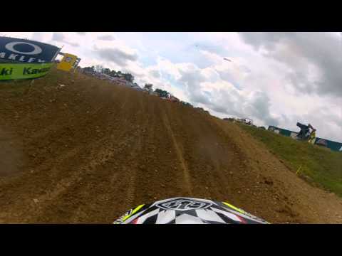 GoPro HD: Jessy Nelson Moto 1 Lap 2012 Lucas Oil Pro Motocross Championship Steel City
