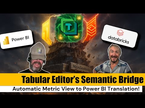 Synchronising Power BI to Metric Views with Tabular Editor's Semantic Bridge