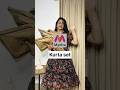 Myntra Kurta Set Haul Myntra Viral Shorts