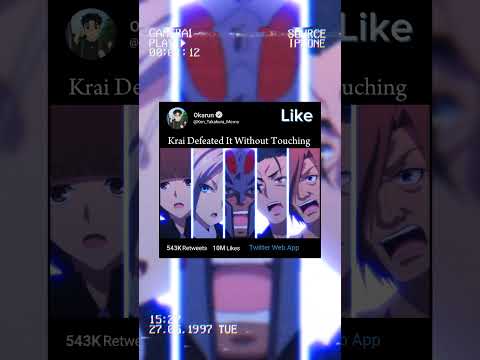 Krai Defeated It Without Touching 😈 || Let this grieving soul retire #anime #animeedit #viralshorts