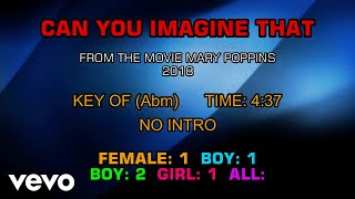 Emily Blunt - Can You Imagine That (Karaoke)