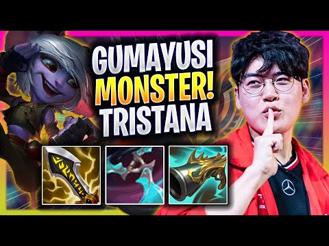GUMAYUSI IS A MONSTER WITH TRISTANA! - T1 Gumayusi Plays Tristana ADC vs Yunara! | Season 2025