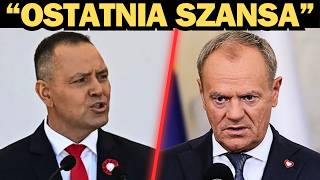 TUSK THREATENS NAWROCKI!? "THIS IS THE LAST CHANCE"