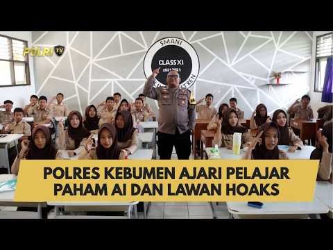 POLRES KEBUMEN AJARI PELAJAR PAHAM AI DAN LAWAN HOAKS