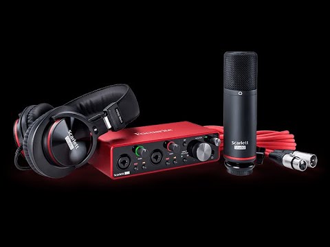 Focusrite Scarlett 2i2 Studio first look and setup
