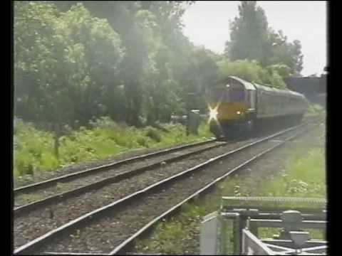 TWO FREIGHTLINER CLASS 66 AT HEYSHAM ON A RAIL TOUR