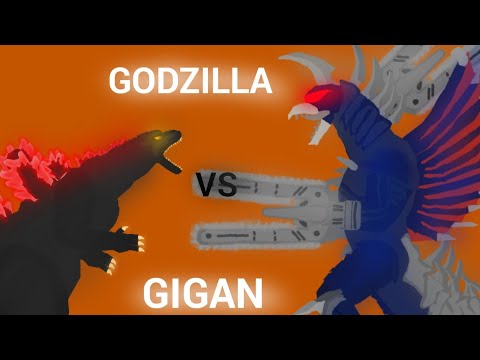 Godzilla heisei Vs Gigan millenium | Animation | Shín Creátíons