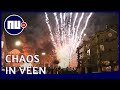 Vuurwerk, autobrand en straatfeest: onrustige nacht in Veen | NU.nl