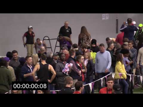 UW Invitational, Men's 60m Hurdle Final, Heat 2